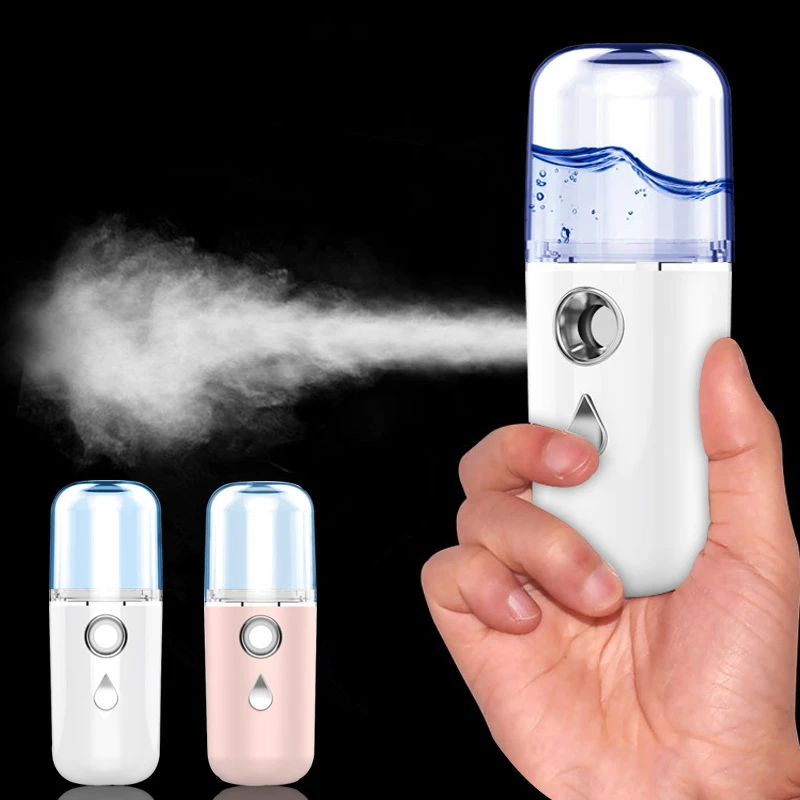 Mini 30ml USB Humidifier Diffuser Nano Face Spray Mist Sprayer Facial Body Nebulizer Steamer Moisturizing Humidifier Skin Care