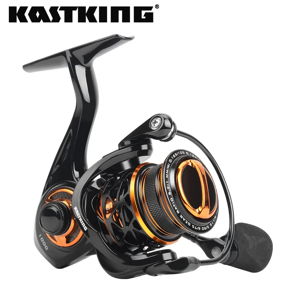 KastKing Zephyr Ultralight Spin Finesse System Fishing Reel Carbon Fiber Body 7 + 1 Stainless Steel Ball Bearings Spinning Reel