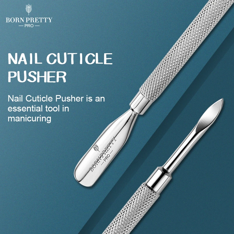 BORN PRETTY Nail Art Cuticle Nipper Clipper Edge Cutter Sliver Stainless Steel Tweezer Clipper Scissor Plier Tool Nail Pusher