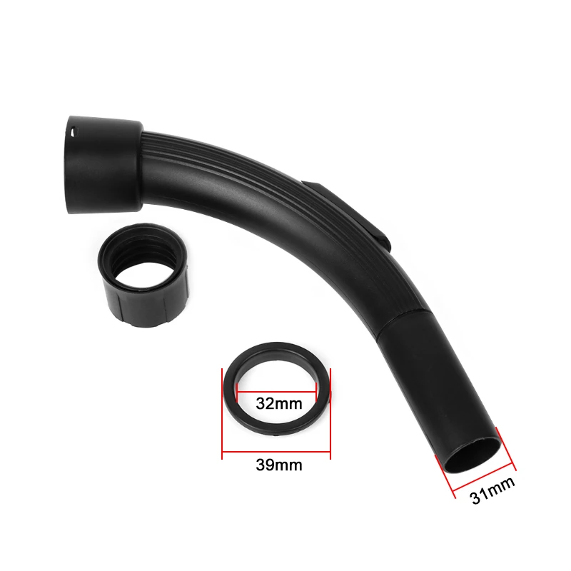 1PC 32mm Vacuum Cleaner Hose Handle Plastic Bent And Curved Connector Pipe Nozzle Vacuum Replacement Parts Accessories