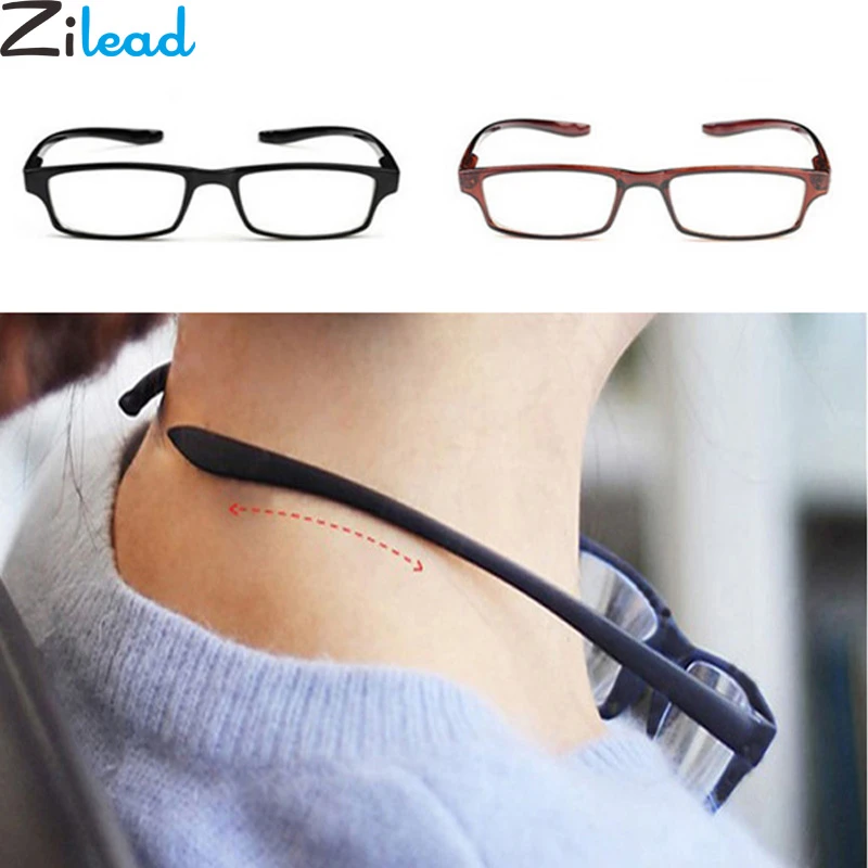 Zilead Comfy Ultralight Halter Reading Glasses Hanging Stretch Women&Men Anti-fatigue HD Presbyopia +1.0+1.5+2.0+2.5+3.0+3.5+4.0