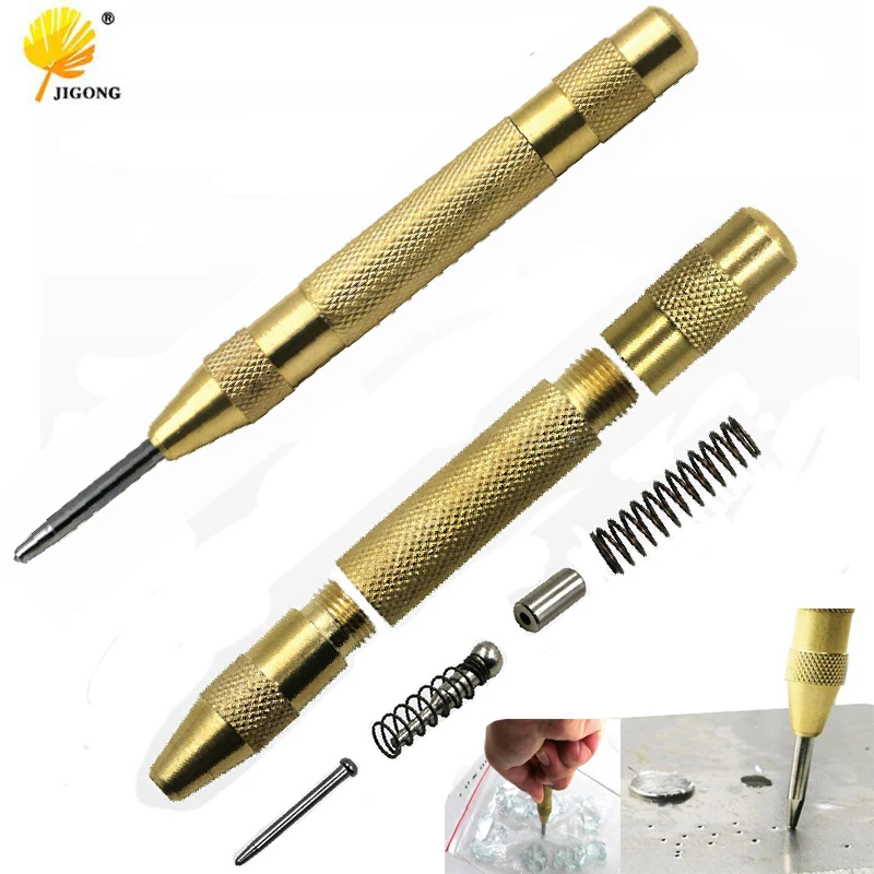 Automatic Center Punch Drill Center Punch Drill Bit Tools Break Device Positioner Semi Automatic Window Breaking Device