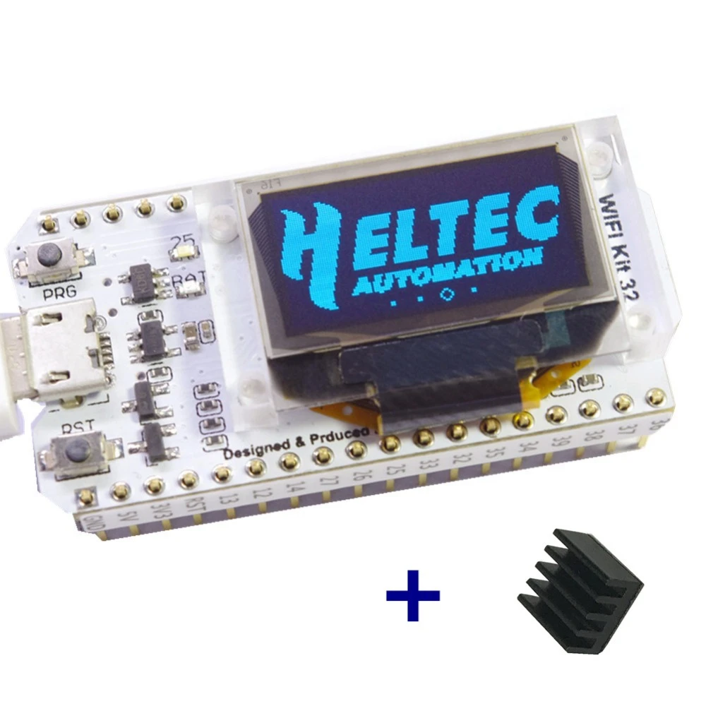 WIFI ESP32 Development Board  0.96 Inch Blue OLED Display internet of things for Arduino with heat sink
