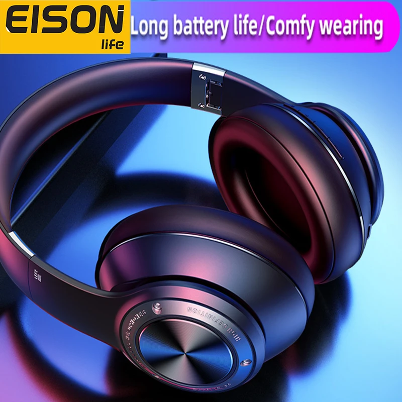 EISON Wireless Headphones Game Low Delay Headset Super Stero Sound Effect Foldable Earphones for xiaomi iphone phone