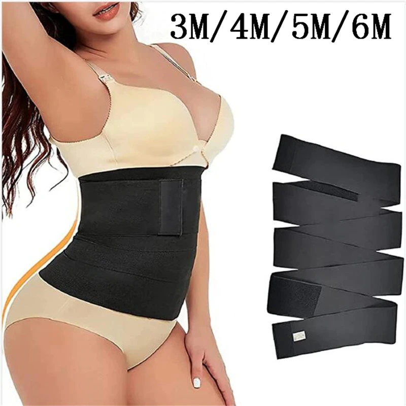 5m Waist Trainer Women Slimming Sheath Snatch Me Up Bandage Wrap Bodyshaper Tummy Shapewear Trimmer Belt Corset Top Stretch Band