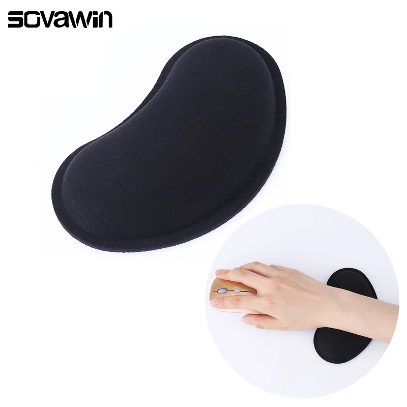 Build-in Soft Sponge Mouse Pad Ergonomic Anti-skid Mat Hand Wrist Gaming Healthy Mousepad for Game PC Computer Laptop