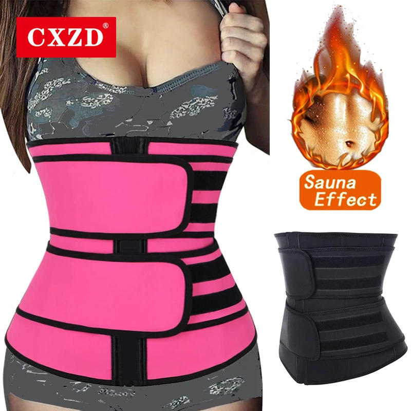 CXZD Shaperwear Waist Trainer Neoprene Belt Weight Loss Cincher Body Shaper Tummy Control Strap Slimming Sweat Fat Burning belt