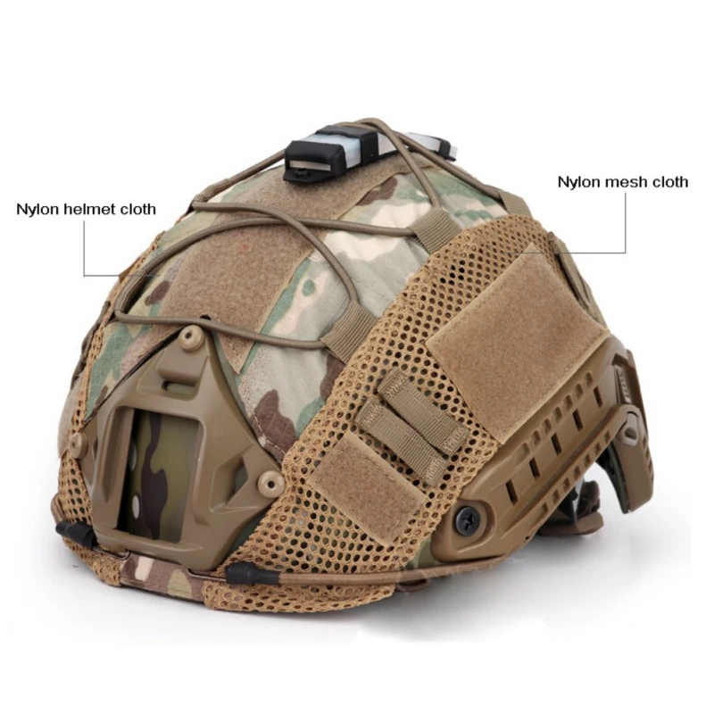 Airsoft Hunting (Tactical Military Combat) Helmet Cover CS Wargame Sport Helmet Cover For Ops-Core PJ/BJ/MH Type Fast Helmet